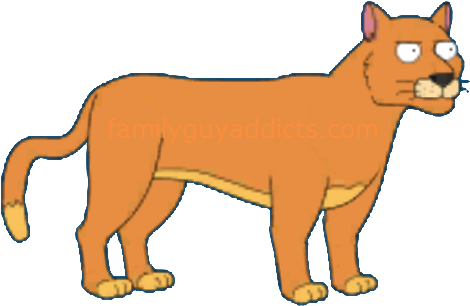 Predatory Mountain Lion - Mountain Lion Cartoon Png (483x324), Png Download