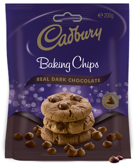 Cadbury Milk Melts - Cadbury Dark Chocolate Chips (380x360), Png Download