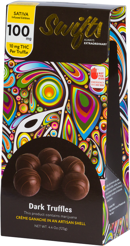 The Rich Whipped Crème Chocolate Ganache, Wrapped In - Swifts Chocolate Covered Almonds (1080x1080), Png Download