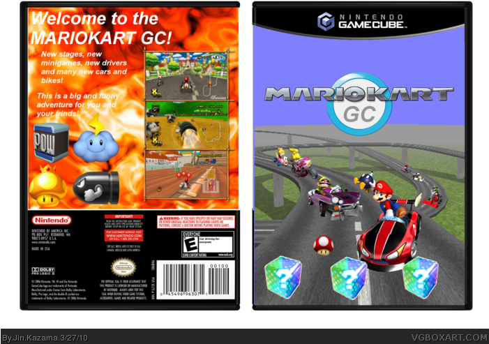 Mariokart Gc Box Art Cover - Mario Party 7 (700x520), Png Download