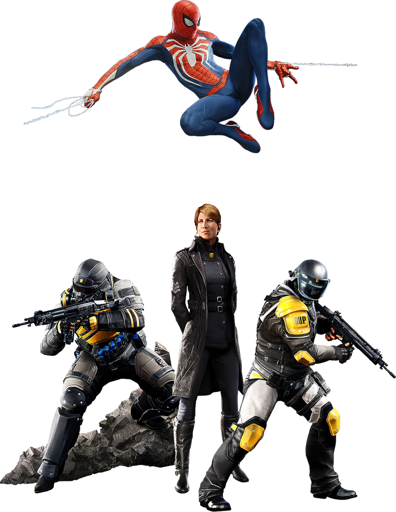No Caption Provided - Spider Man Ps4 Guns (800x1033), Png Download