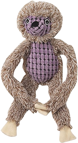 Hangrageous Sid The Sloth Dog Toy 38cm - Hang Rageous Sloth Purple 38cm (670x502), Png Download