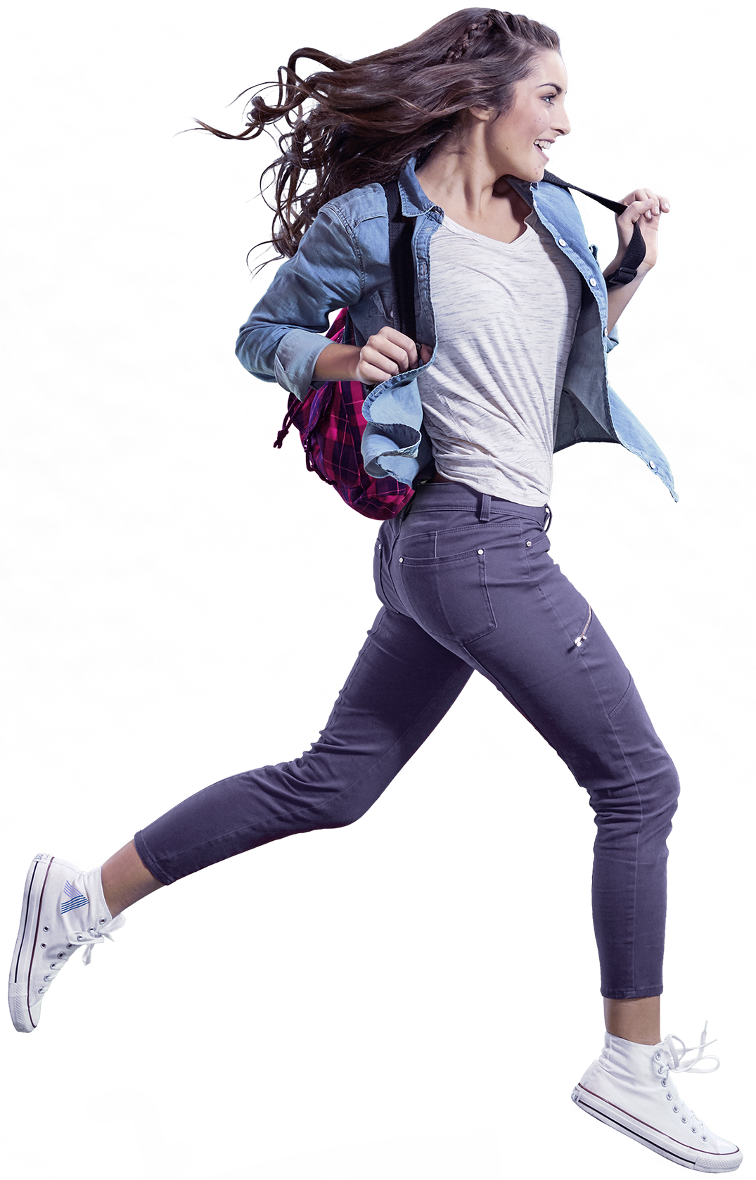 Simple, Compact, Convenient Acne Treatment For Active - Teen Girl Jump Png (1075x1677), Png Download