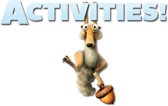 Activities - Ice Age 3 (556x352), Png Download