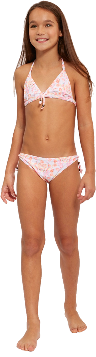 Girls Folk Bikini - Lingerie Top (1370x1466), Png Download