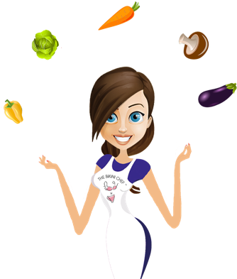 Animatioj Of A Female Chef (355x409), Png Download
