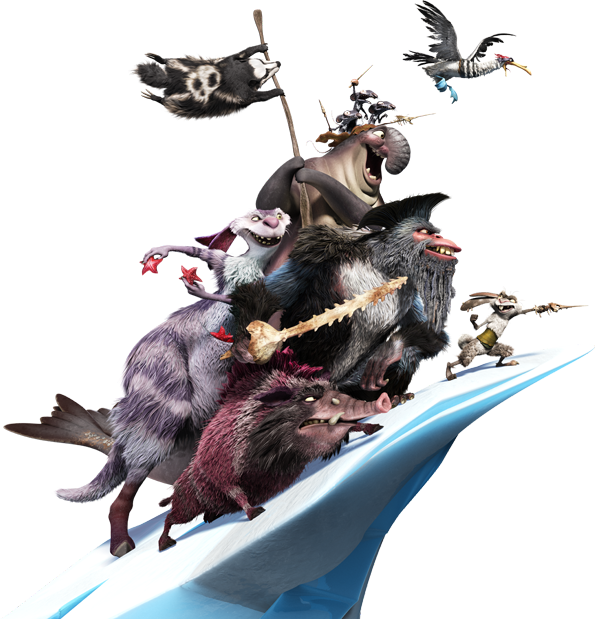Ice Age Continental Drift Png (595x619), Png Download