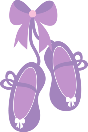 Purple Ballerina Tutu Dancer - Purple Ballet Shoes Clipart (286x430), Png Download