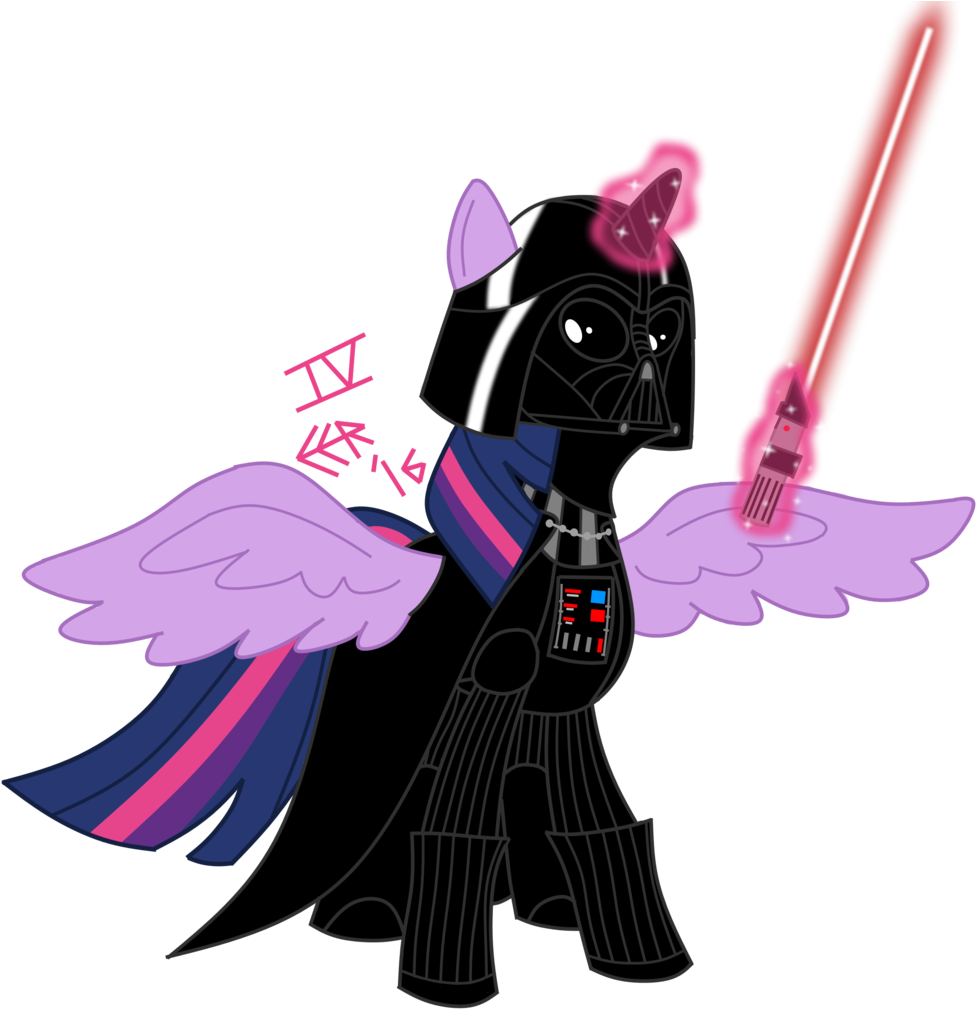 E E R, Crossover, Darth Vader, Pony, Safe, Simple Background, - Twilight Sparkle Evil Dark (1072x1024), Png Download