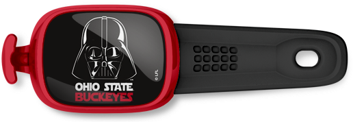 Ohio State Buckeyes Darth Vader On Black Stwrap - Pittsburgh Steelers 11x17 Multi-use Set Decal (550x390), Png Download