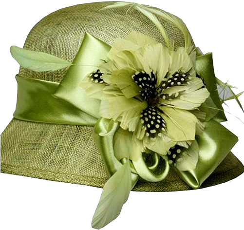 Chic Floral Church Hat - Artificial Flower (500x481), Png Download
