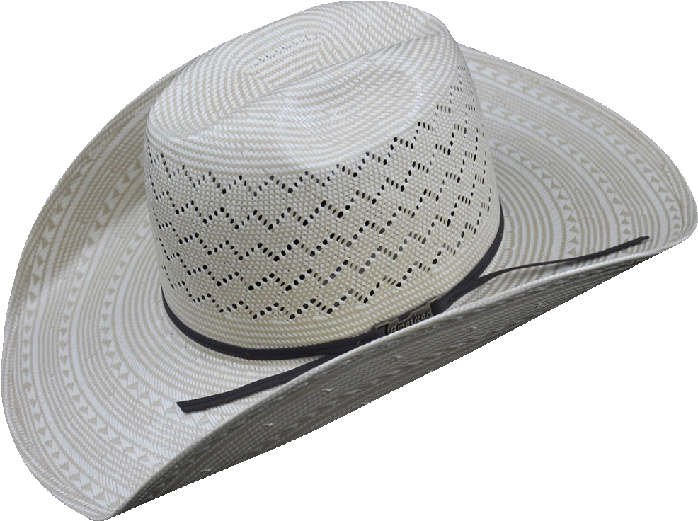 American Hat Co 6200 Fancy Weave And Vent Straw Hat - American Hat Company 6200 (480x295), Png Download