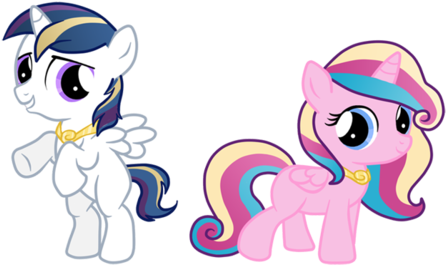 Source - Weheartit - Com - Report - Skyla Mlp - Group - My Little Pony Princesa Cadance Bebe (500x321), Png Download