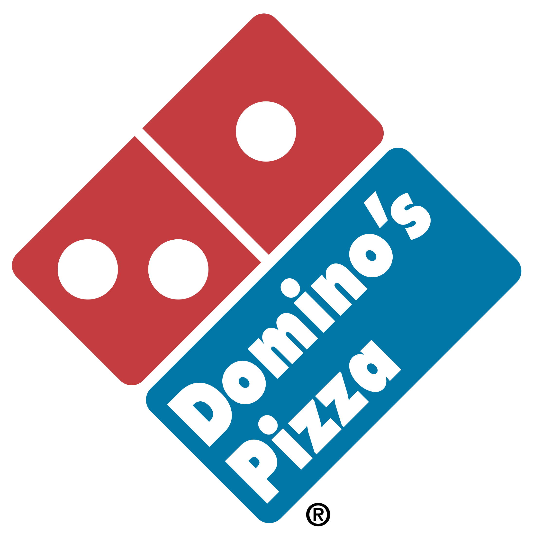 Domino's Pizza Logo Png Transparent - Dominos Pizza Logo Png (2400x2400), Png Download