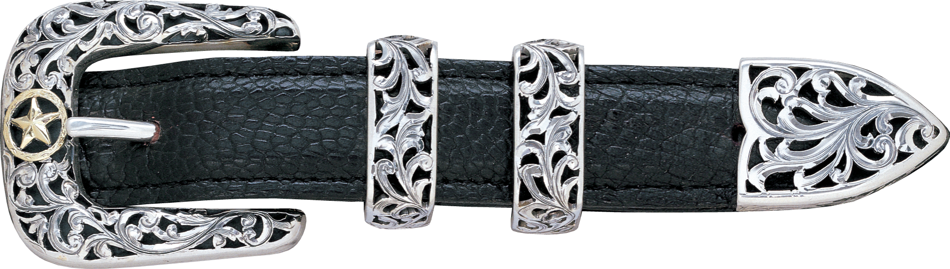 The Chet Vogt Filigree 14k Gold Star - Gold (1920x544), Png Download