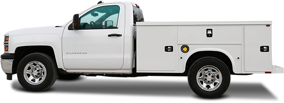 Street Side View - Half Ton Service Body (640x337), Png Download