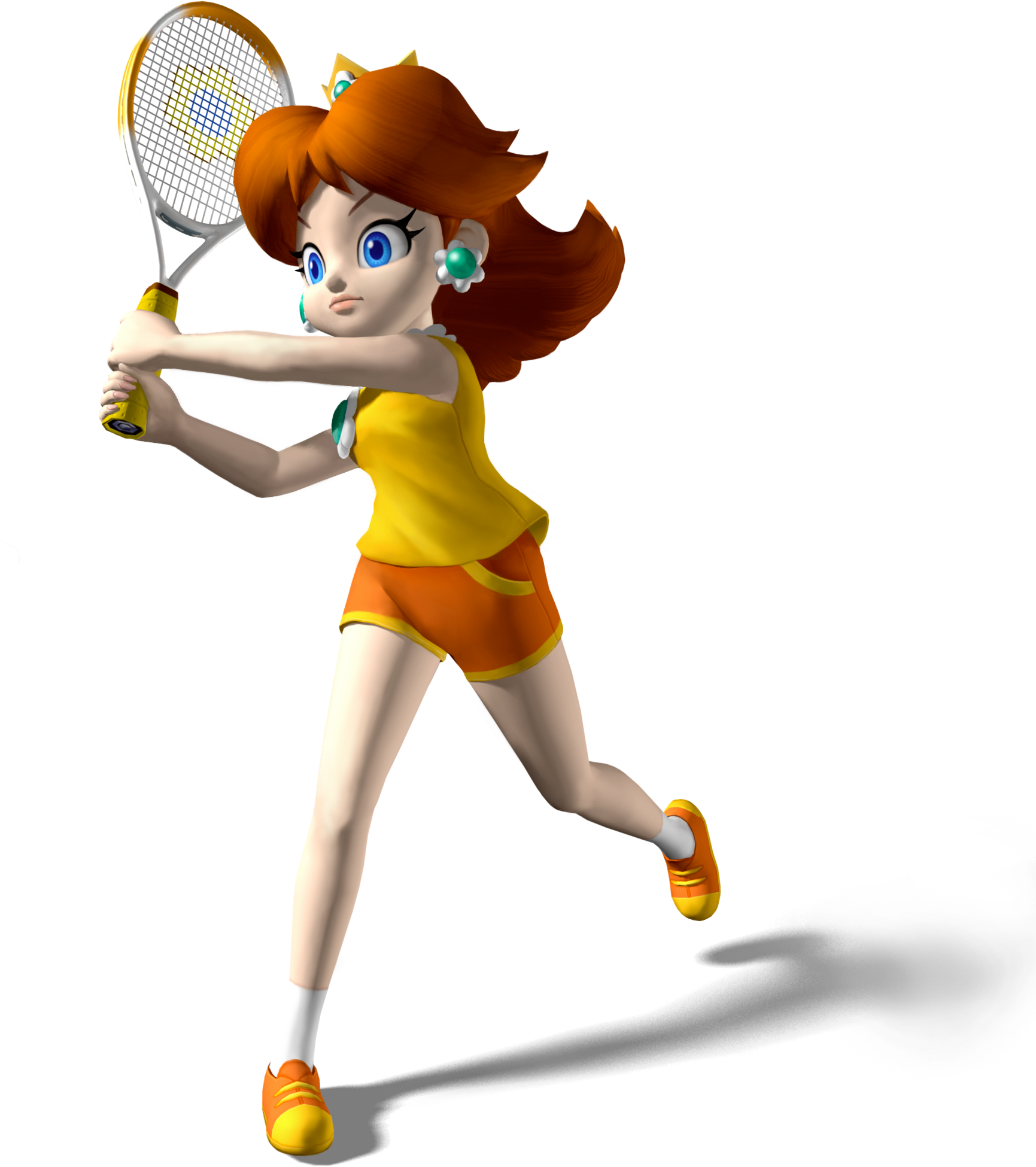 Mptdaisy1 - Princess Peach And Daisy (1916x2300), Png Download