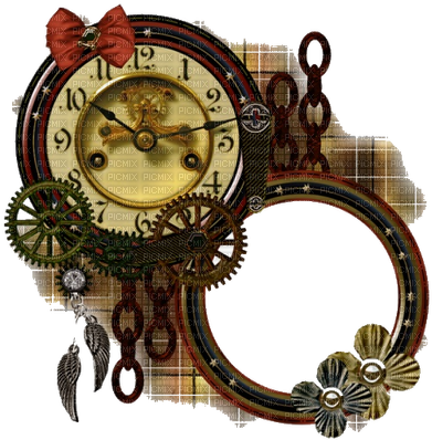 Tube - Vintage Clock Pendant, Clock Necklace, Clock Jewelry, (400x400), Png Download