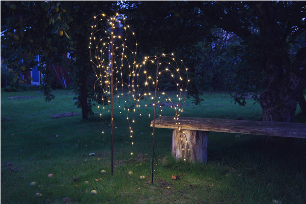 Decorative Tree Weeping Willow - Dekorationsträd Led Weeping Willow, 110cm - Star Trading (600x600), Png Download