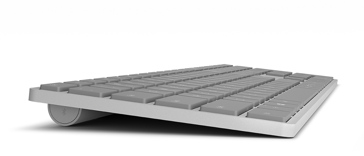Rc Willey Makes You Experience With You Microsoft Surface - Microsoft's Modern Keyboard With Fingerprint Id (1188x626), Png Download