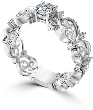 Filigree - Jack Friedman Filigree (400x400), Png Download