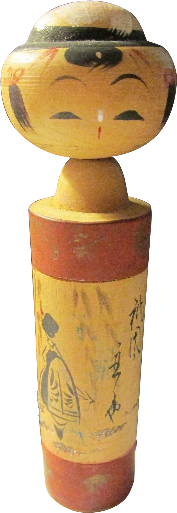 Kokeshi, 4 Inch Geisha Under Weeping Willow Tree - Willow (1688x1688), Png Download