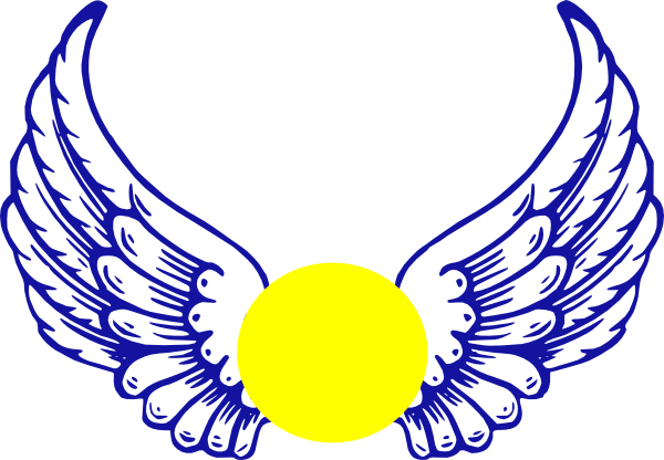 Angel Wings Outline Png (600x416), Png Download