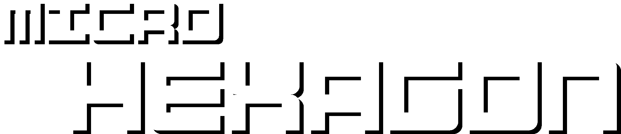 Micro Hexagon - Super Hexagon Hard (2273x639), Png Download