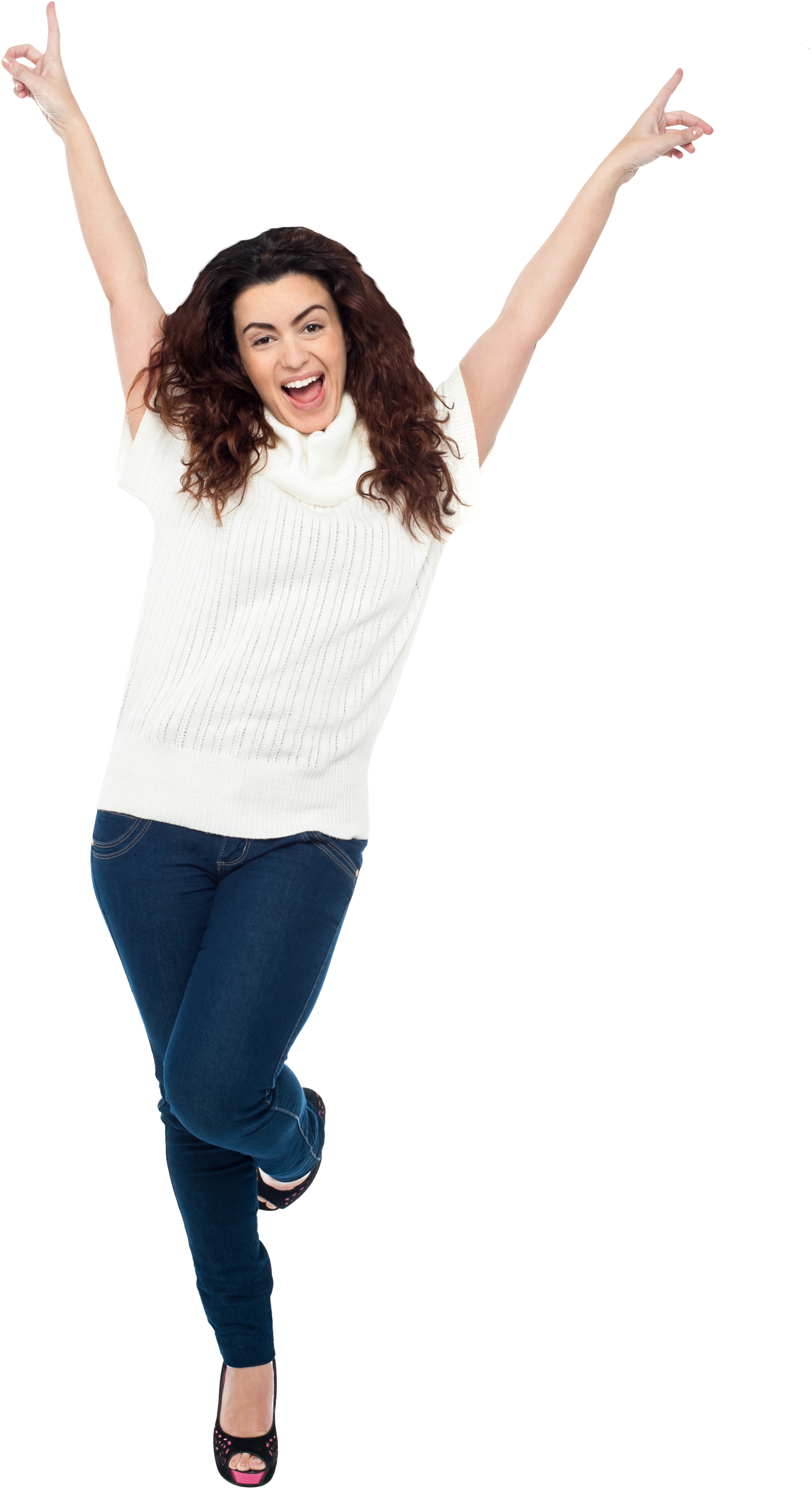 Woman Jumping Png Hd (2832x4256), Png Download
