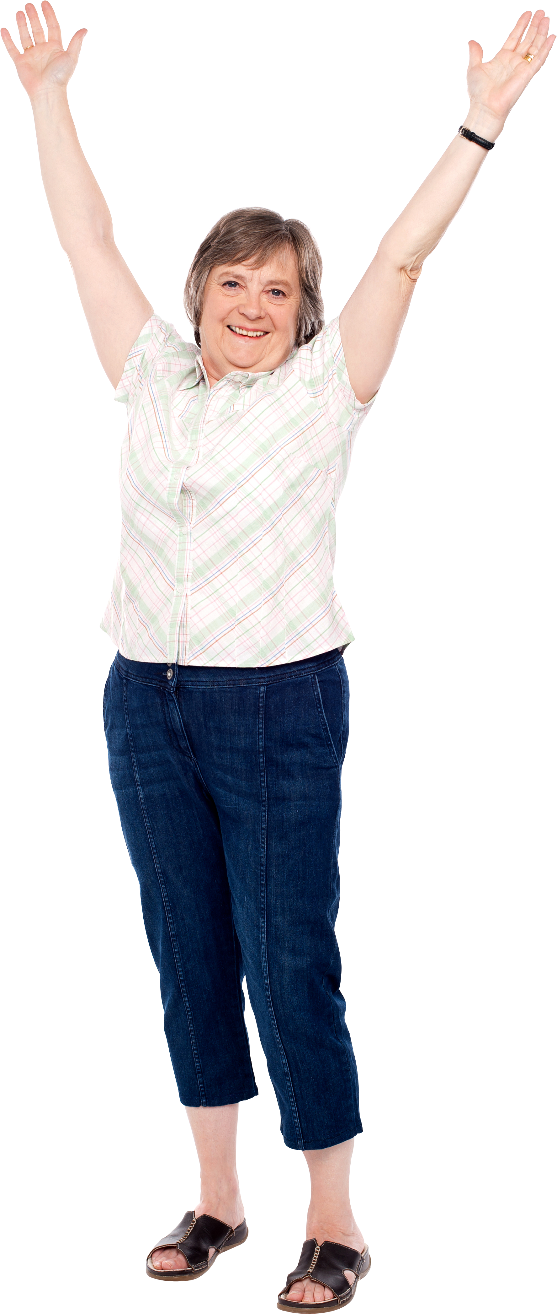 Guy Lifting Arms Up (3200x4809), Png Download
