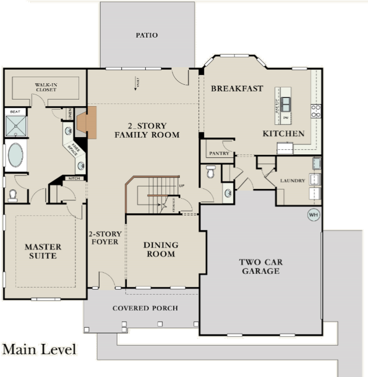 Lincoln First Floor Plan - Floor Plan (743x742), Png Download