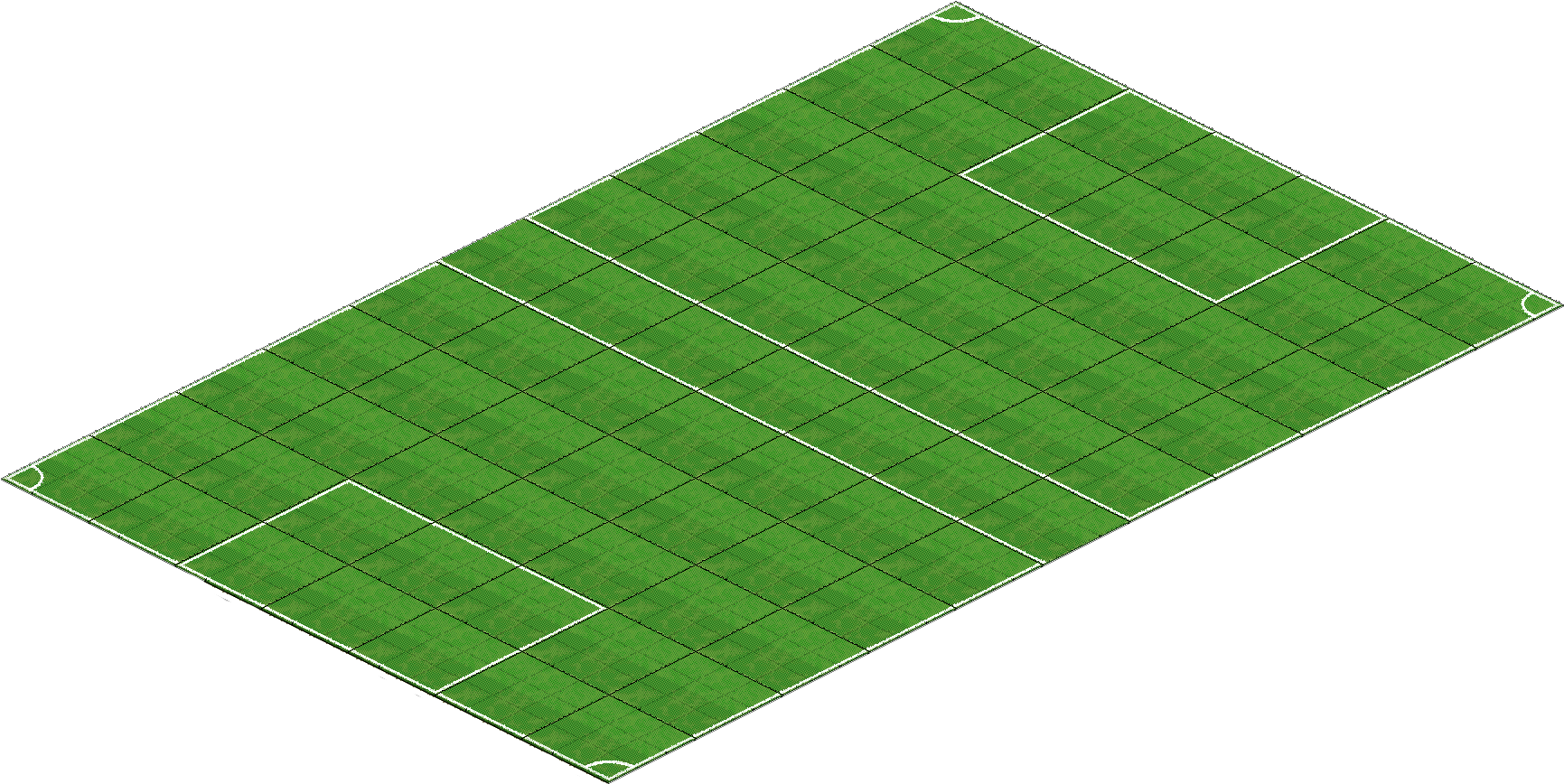 Campo De Futbol - Artificial Turf (1876x891), Png Download