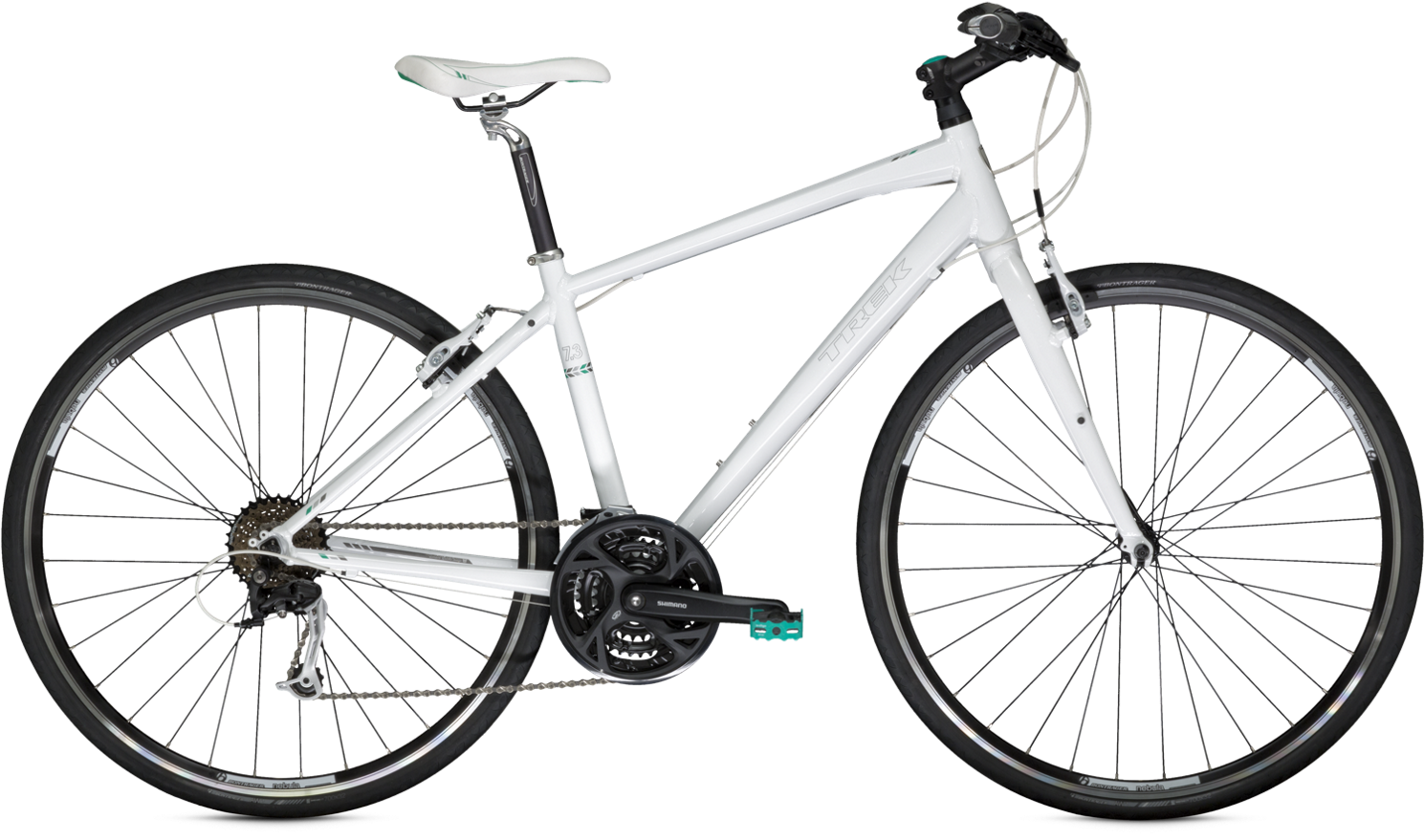 3 Fx Wsd - Trek 7.3 Fx White (1490x1080), Png Download