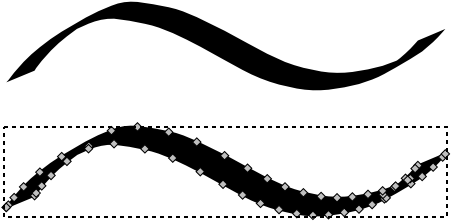 Download Transparent Thick Curved Line Png Download - Calligraphy Line