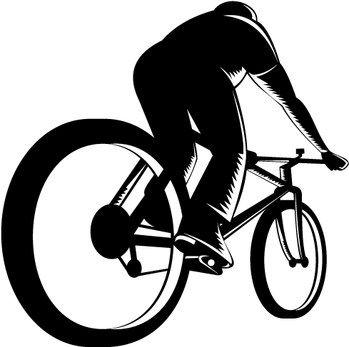 Bicicleta - Illustration (1170x500), Png Download
