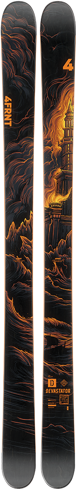 4frnt Devastator Skis 2018-2019 - Ski (1000x1000), Png Download