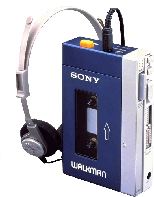 Tps-l2, Original Walkman, Early Walkman - 80's Sony Walkman (601x707), Png Download