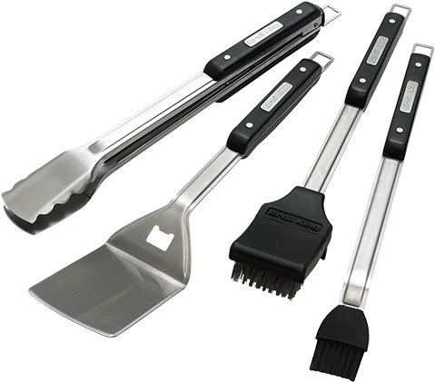 Image For Broil King Set Of 4 Utensils - Onward Grill Pro 4 Piece Grill Tools (519x804), Png Download