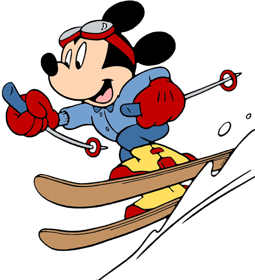 Download Disney Skiing Clip Art Galore Minnie Skiing Clipart Full Size Png Image Pngkit