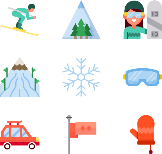 Winter Sports (600x564), Png Download