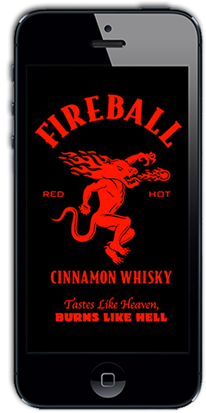 Fireball Cinnamon Whisky - Fireball Whiskey (290x580), Png Download