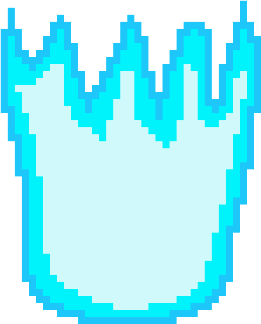 Fireball - Pixel Art (530x610), Png Download