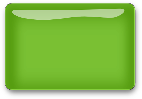 Green Rectangle Glossy Button Svg Clip Arts 600 X 418 (600x418), Png Download