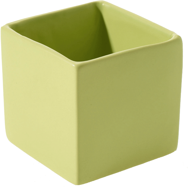 Urban Square Ceramic Container - Flowerpot (755x755), Png Download