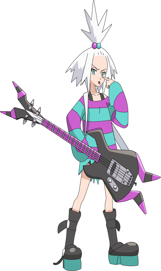Roxie Bw Anime 2 - Roxie Pokemon Png (516x870), Png Download