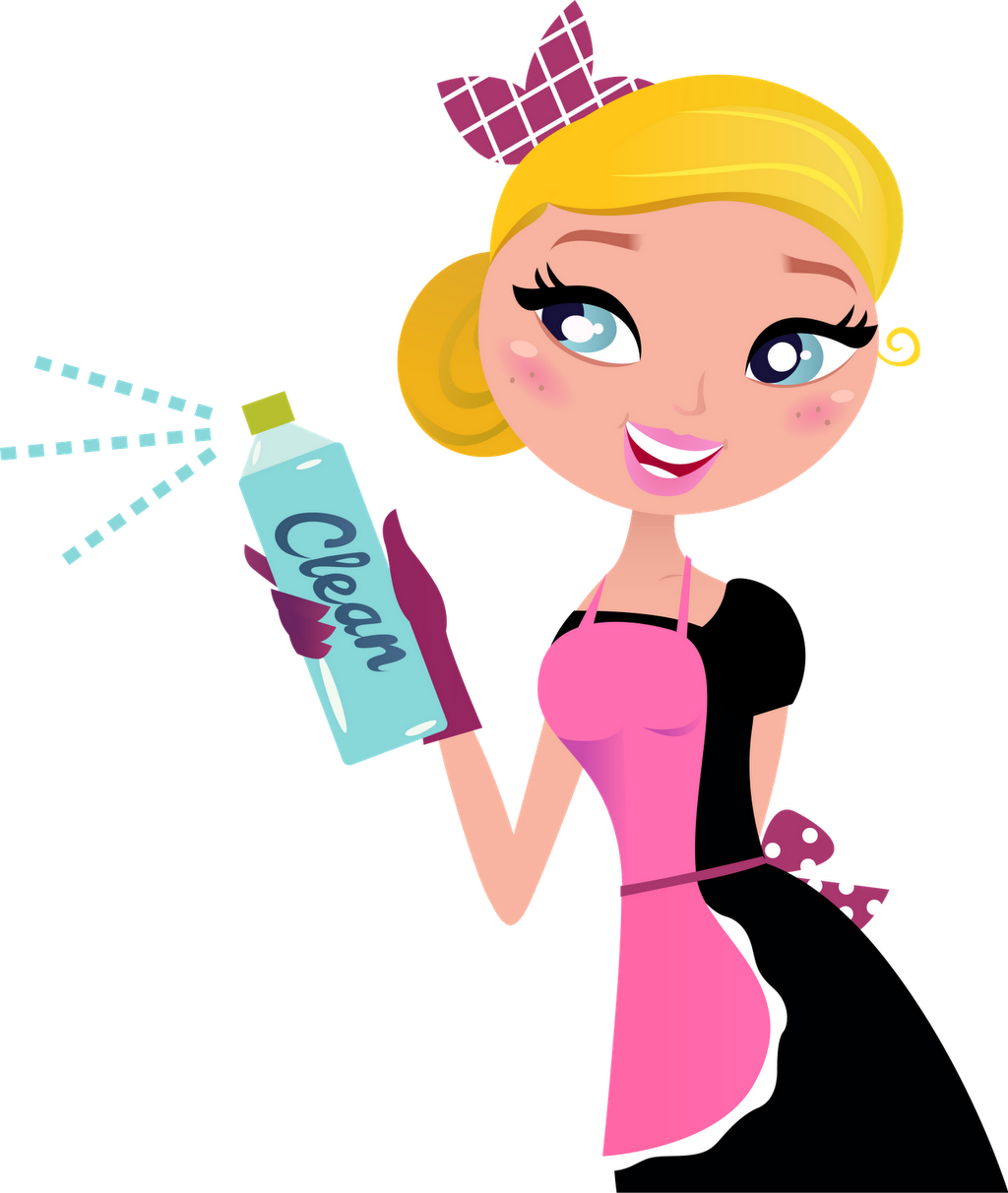 Showing Post & Media For Cartoon Cleaning Lady Logos - Cleaning Cartoons (1024x1212), Png Download
