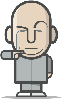 Loogmoji Of Dr - Dr. Evil (500x500), Png Download