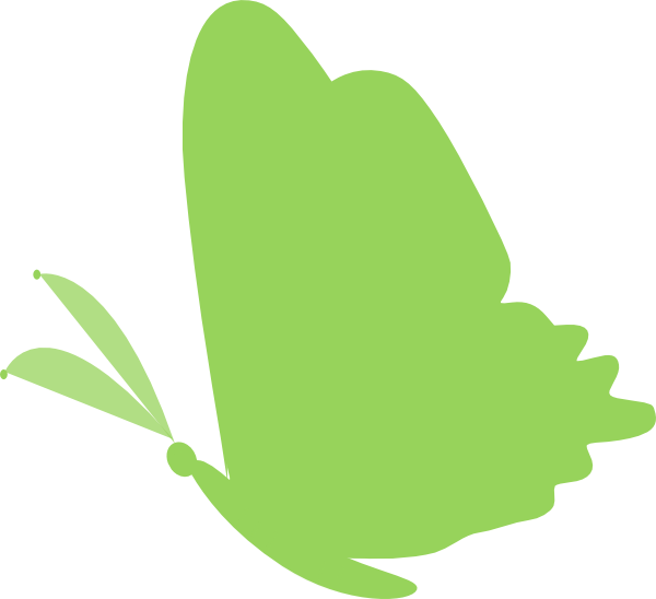 Green Butterfly Clip Art Greenbutterfly Clip Art At - Green Butterfly Images Vector (600x548), Png Download