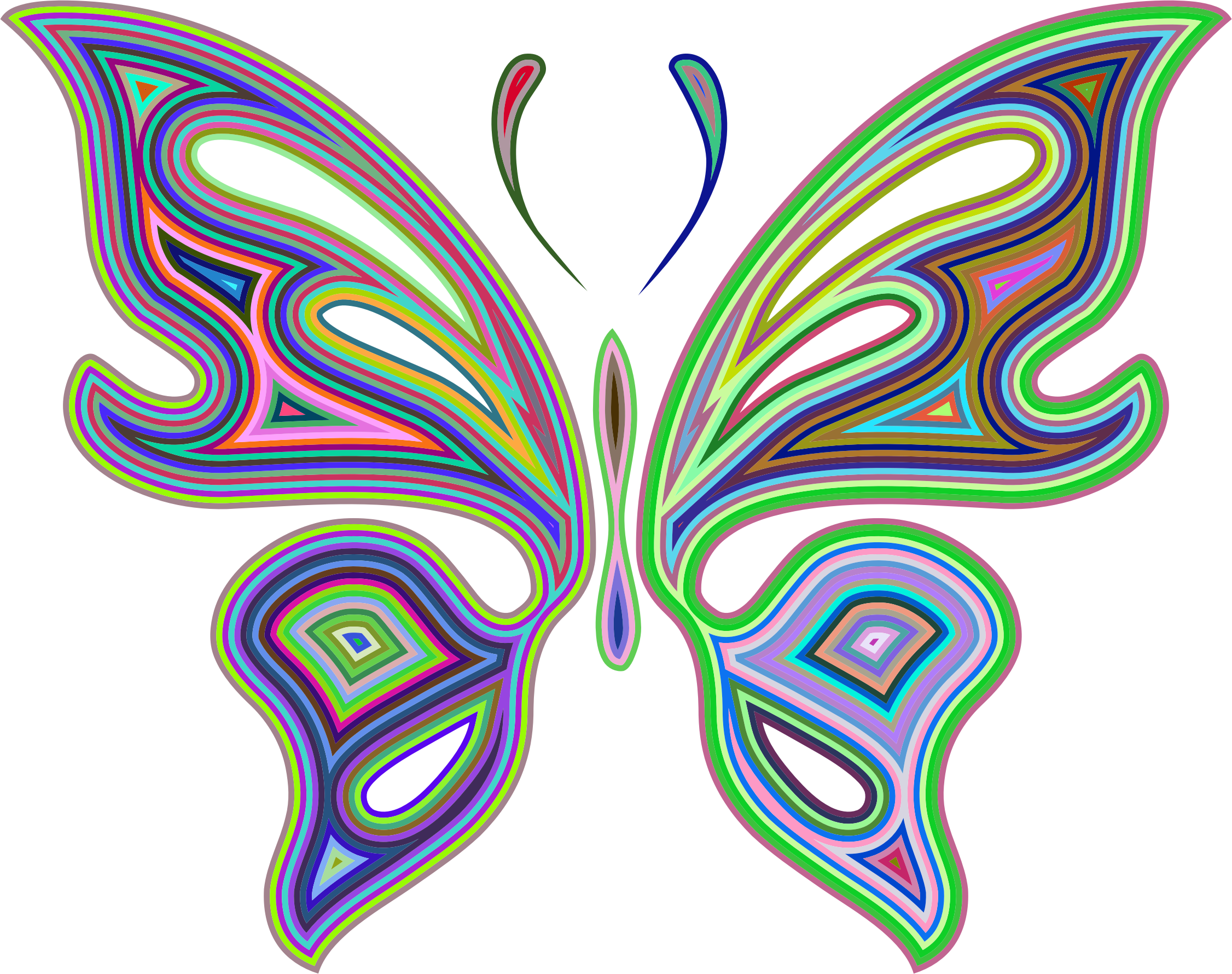 This Free Icons Png Design Of Prismatic Butterfly (2252x1780), Png Download