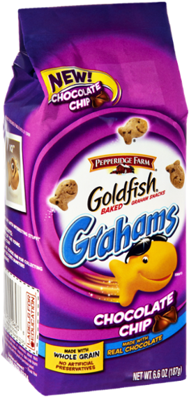 Goldfish Grahams Baked Snacks, Vanilla - 6.6 Oz Bag (600x600), Png Download